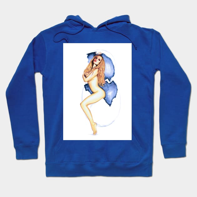 Pamela Anderson Hoodie by Svetlana Pelin